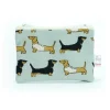 Poppy Treffry Storage|Bags-Dachshund Small Flat Coin Purse