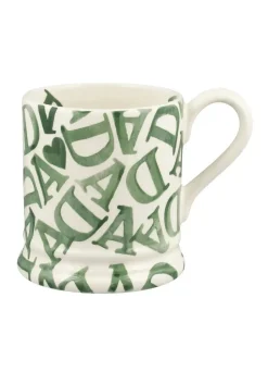 Emma Bridgewater Father's Day-D.A.D. Green 1/2 Pint Mug