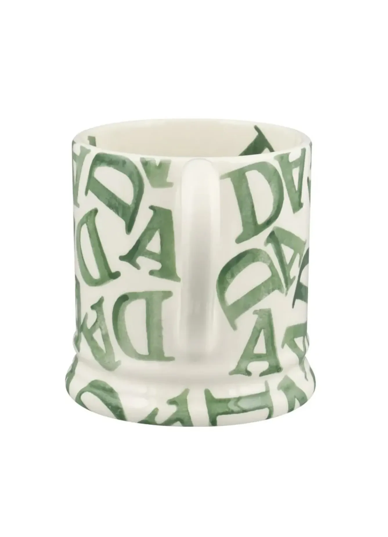 Emma Bridgewater Father's Day-D.A.D. Green 1/2 Pint Mug