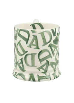 Emma Bridgewater Father's Day-D.A.D. Green 1/2 Pint Mug
