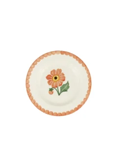Emma Bridgewater Plates-Dahlia Hand-Stamped  6 1/2 inch Plate