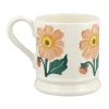 Emma Bridgewater Flowers & Garden-Dahlia Hand-Stamped 1/2 Pint Mug