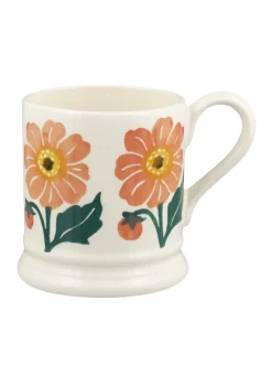 Emma Bridgewater Flowers & Garden-Dahlia Hand-Stamped 1/2 Pint Mug