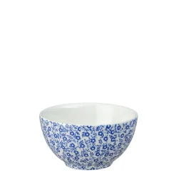 Burleigh Tea|Bowls & Dishes-Dark Blue Felicity Small Sugar Bowl - 3.75in/9.5cm