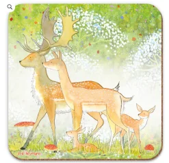 Emma Ball Tea|Coasters-Deer Coaster