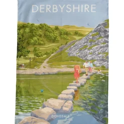 Town Towels Tea|Tea Towels-Derbyshire - Dovedale Tea Towel