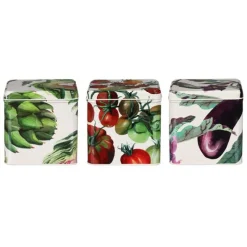 Emma Bridgewater Storage Caddies|Storage-Dig The Garden Set of 3 Square Caddies