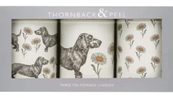 Thornback & Peel Storage Caddies|Storage-Dog & Daisy Set of 3 Round Caddies