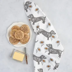 Thornback & Peel Tea|Tea Towels-Dog & Daisy Tea Towel