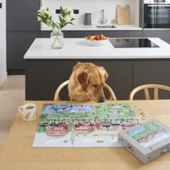 Sweet William Puzzles-Dog Walkers of London Jigsaw Puzzle