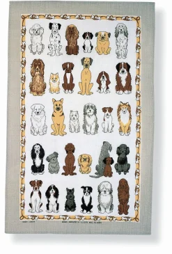 Ulster Weavers Tea|Tea Towels-Dogs Arrived Cotton Tea Towel