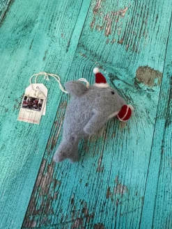 Amica Felt Christmas Decorations|Christmas-Dolphin with Present Felt Decoration