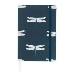 Sophie Allport Stationery-Dragonfly A5 Fabric Notebook