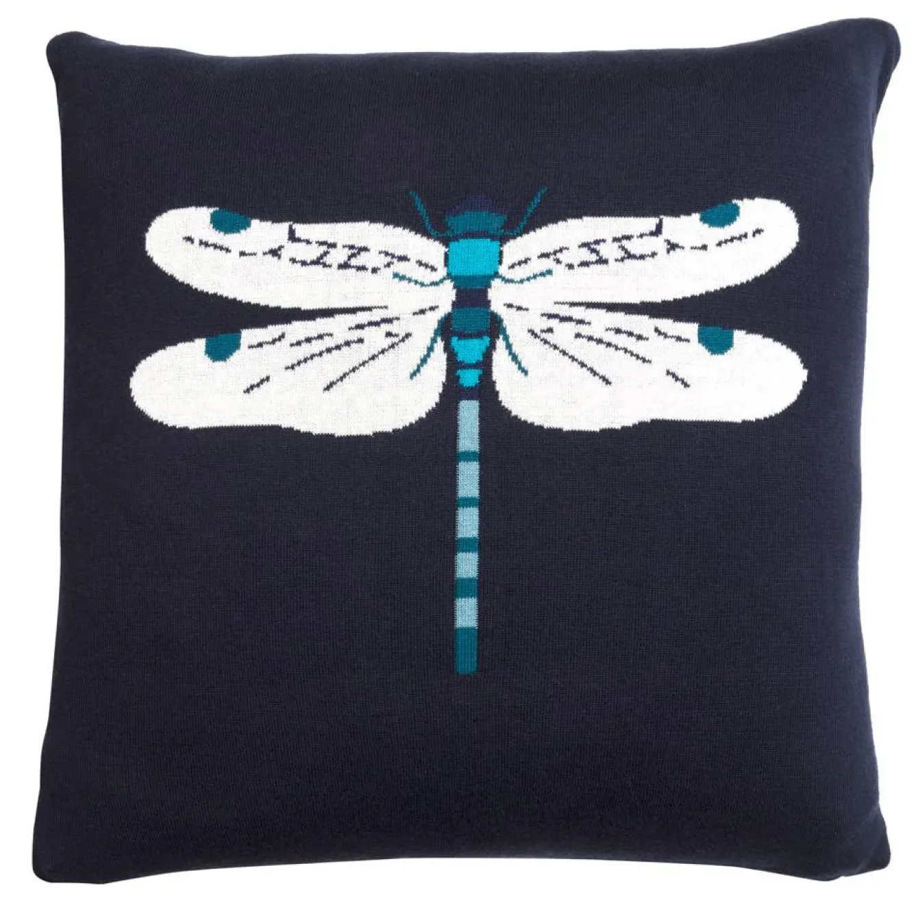 Sophie Allport Pillows & Throws-Dragonfly Knitted Statement Pillow