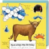 Yeti Greeting Cards|Crafts-Dress a Highland Cow Birthday Card
