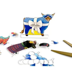 Yeti Greeting Cards|Crafts-Dress a Highland Cow Birthday Card