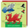 Yeti Christmas|Greeting Cards-Dress a Welsh Dragon Christmas Card