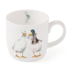 Wrendale Designs Animals|Animals-'Duck Love' Duck Small Bone China Mug (11oz)