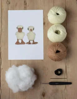 Toft Crafts Crafts-Duckling and Chick Crochet Kit