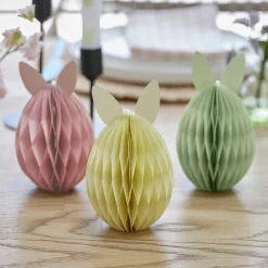 Ginger Ray Easter|Seasonal Decor-Easter Bunny Honeycomb Decorations