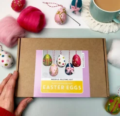 Bergin & Bath Crafts-Easter Eggs Needle Felting Kit