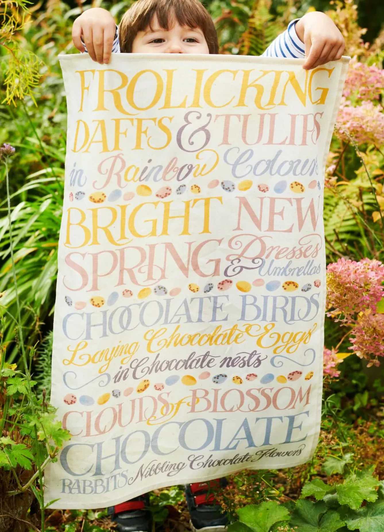 Emma Bridgewater Easter-Easter Toast Mini Eggs Tea Towel