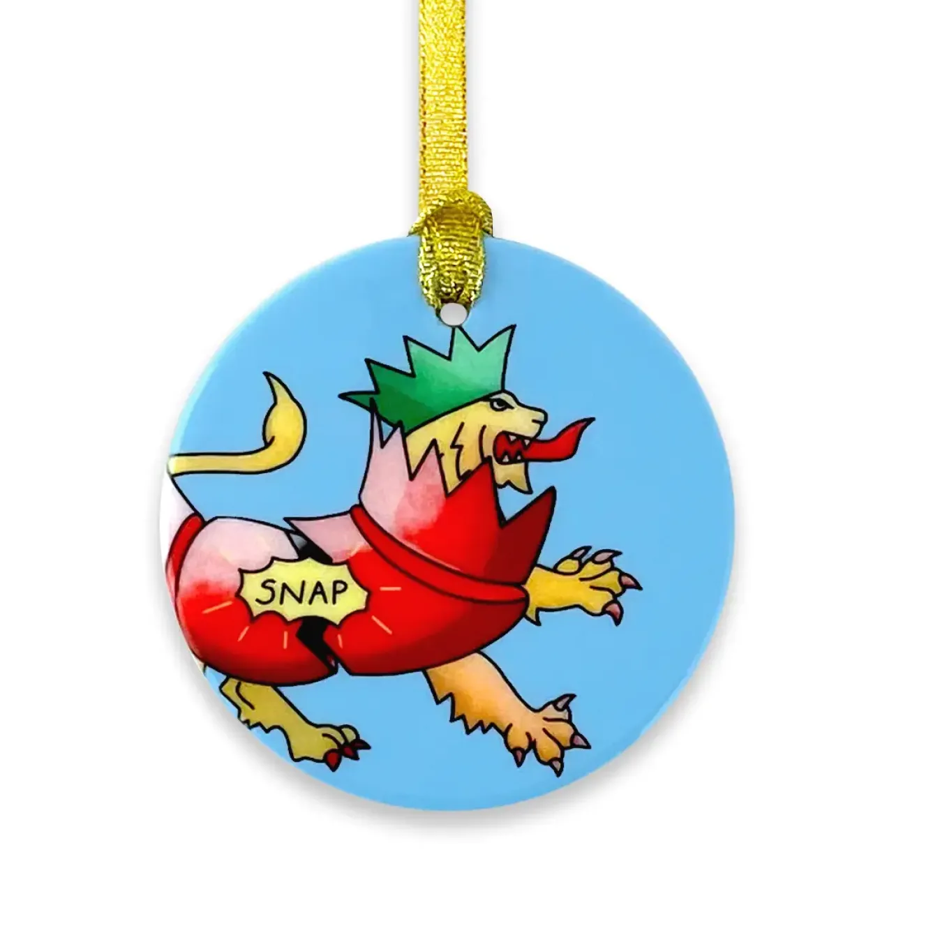 Yeti Christmas Decorations|Christmas-English Lion Tree Decorations