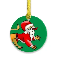 Yeti Christmas Decorations|Christmas-English Lion Tree Decorations