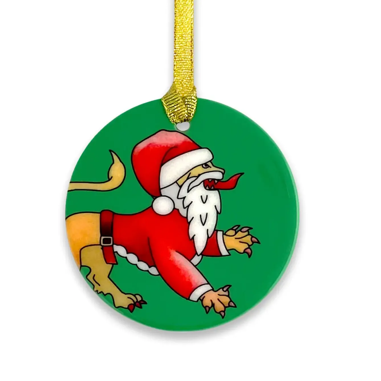 Yeti Christmas Decorations|Christmas-English Lion Tree Decorations