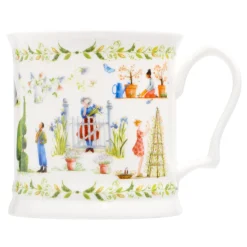 Jane Abbott Designs Tea|Flowers & Garden-English Tankard Mug - Flower Garden