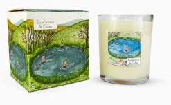 Heaven Scent Home Fragrance-Eucalyptus & Cedar Votive Candle - Wild Swimming