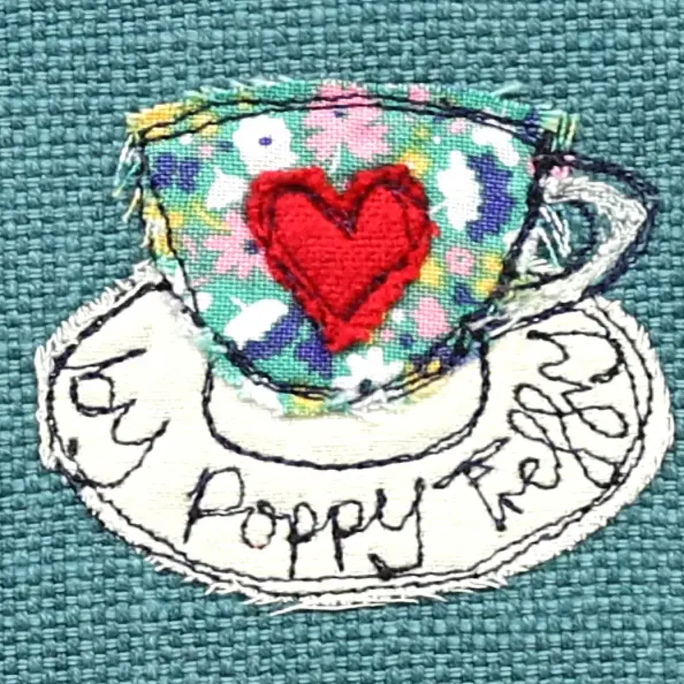 Poppy Treffry Storage-Fancy Teacup Large Tea Cosy