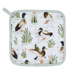 Ulster Weavers Pot Grabs-Farmhouse Ducks Pot Mat