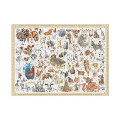 Wrendale Designs Puzzles|Children-'Farmyard Friends' Jigsaw Puzzle by