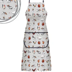 Samuel Lamont Aprons-Farmyard Frolics Cotton Apron