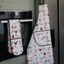 Samuel Lamont Aprons-Farmyard Frolics Cotton Apron