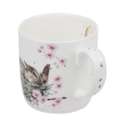 Wrendale Designs Animals|Animals-'Feather Your Nest' Bird Bone China Mug (14oz)