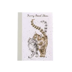 Wrendale Designs Stationery-'Feline Fine' Cats A6 Notebook