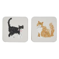 Ulster Weavers Coasters-Feline Friends Coasters - Set of 4