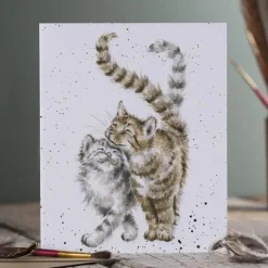 Wrendale Designs Greeting Cards|Children-'Feline Good' Cat Greetings Card