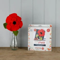 The Crafty Kit Co. Crafts-Felt Poppy Craft Kit