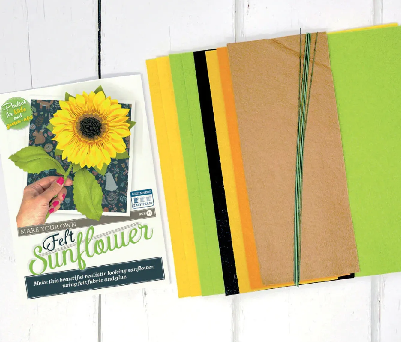 The Crafty Kit Co. Crafts-Felt Sunflower Craft Kit
