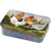 Emma Ball Storage-Felted Chickens Mini Slider Tin