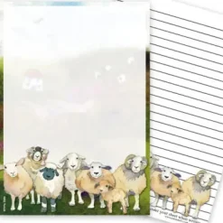 Emma Ball Stationery-Felted Sheep A5 Writing Pad
