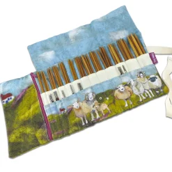 Emma Ball Crafts-Felted Sheep Crochet and Interchangeable Needle Wrap