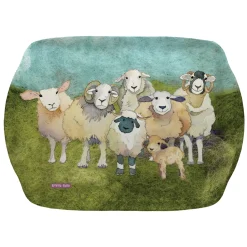 Emma Ball Trays-Felted Sheep Melamine Medium Tray
