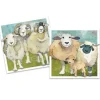 Emma Ball Stationery|Greeting Cards-Felted Sheep pack of 10 Mini Notecards
