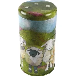 Emma Ball Storage-Felted Sheep Set of 3 Stacker Tins