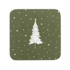 Sophie Allport Christmas|Tea-Festive Forest Coasters- Set of 4