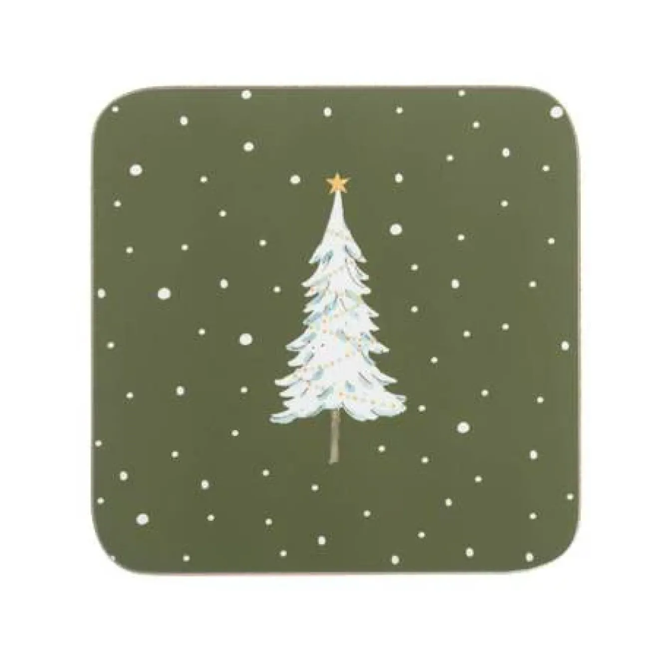 Sophie Allport Christmas|Tea-Festive Forest Coasters- Set of 4